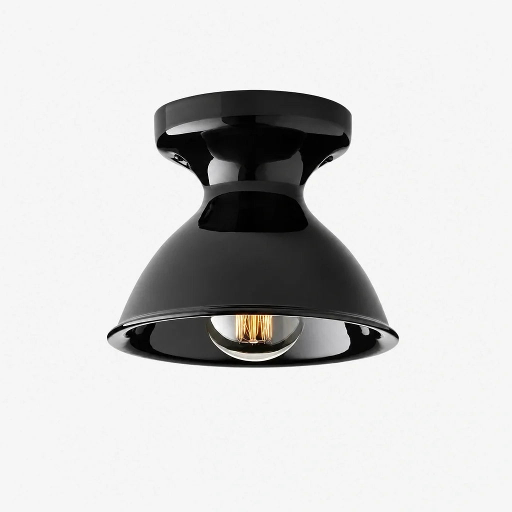 Modern Colourful Ceramic Flush Mount Ceiling Light, Six Shade Colours