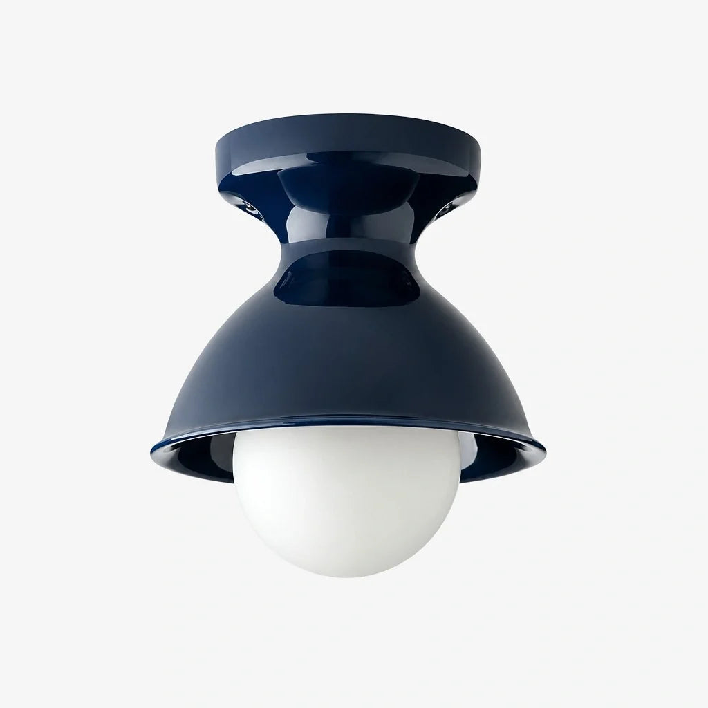 Modern Colourful Ceramic Flush Mount Ceiling Light, Six Shade Colours