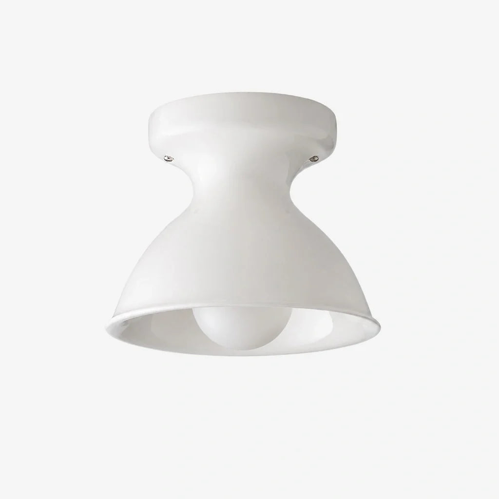 Modern Colourful Ceramic Flush Mount Ceiling Light, Six Shade Colours