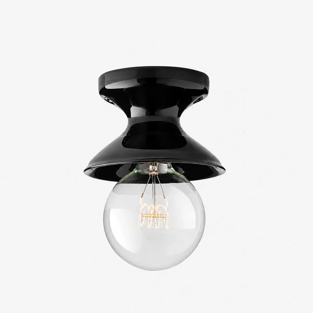 Modern Colourful Ceramic Flush Mount Ceiling Light, Six Shade Colours