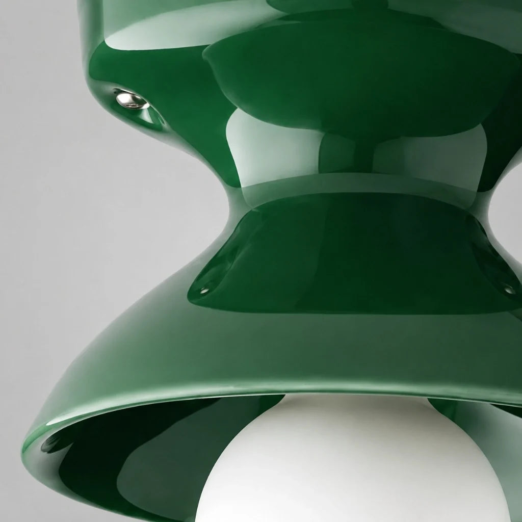 Modern Colourful Ceramic Flush Mount Ceiling Light, Six Shade Colours