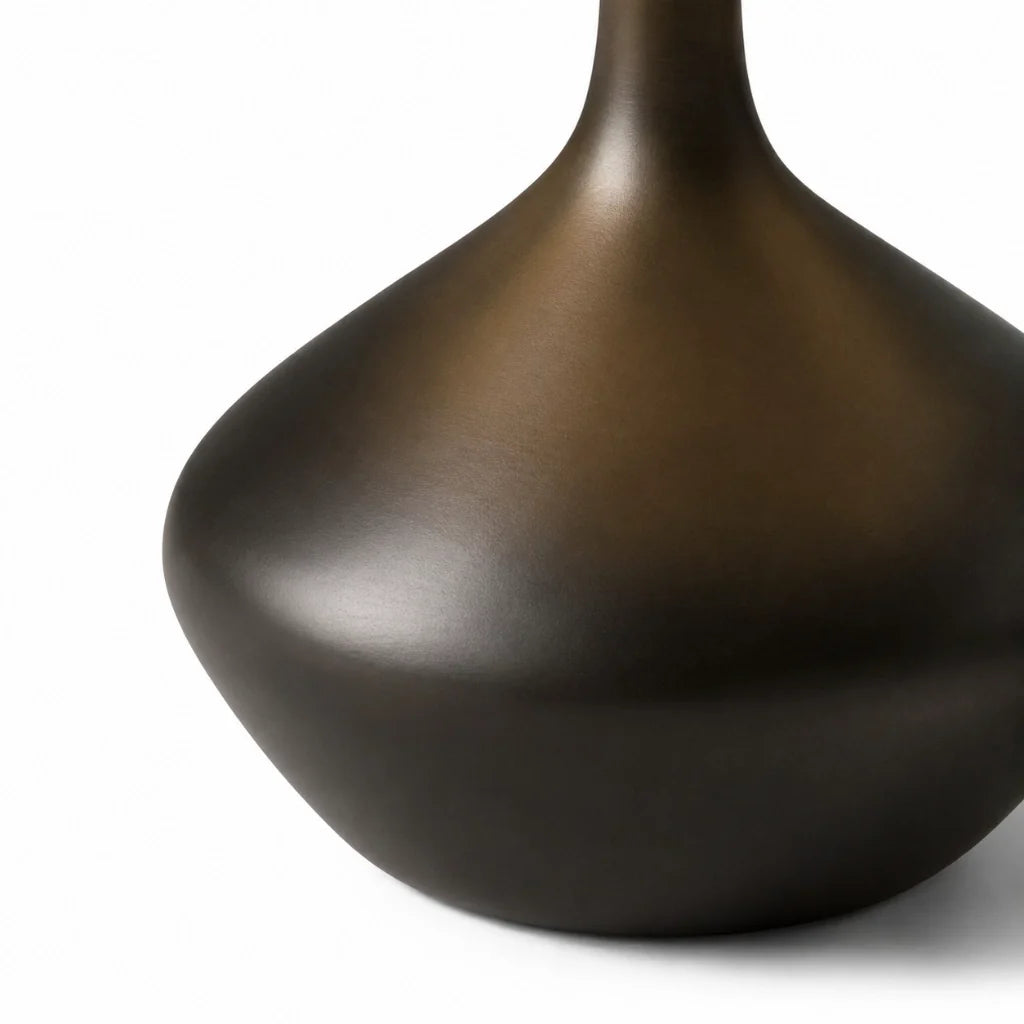 Ceramic Base Table Lamp with Fabric Shade, Dimmer Compatible