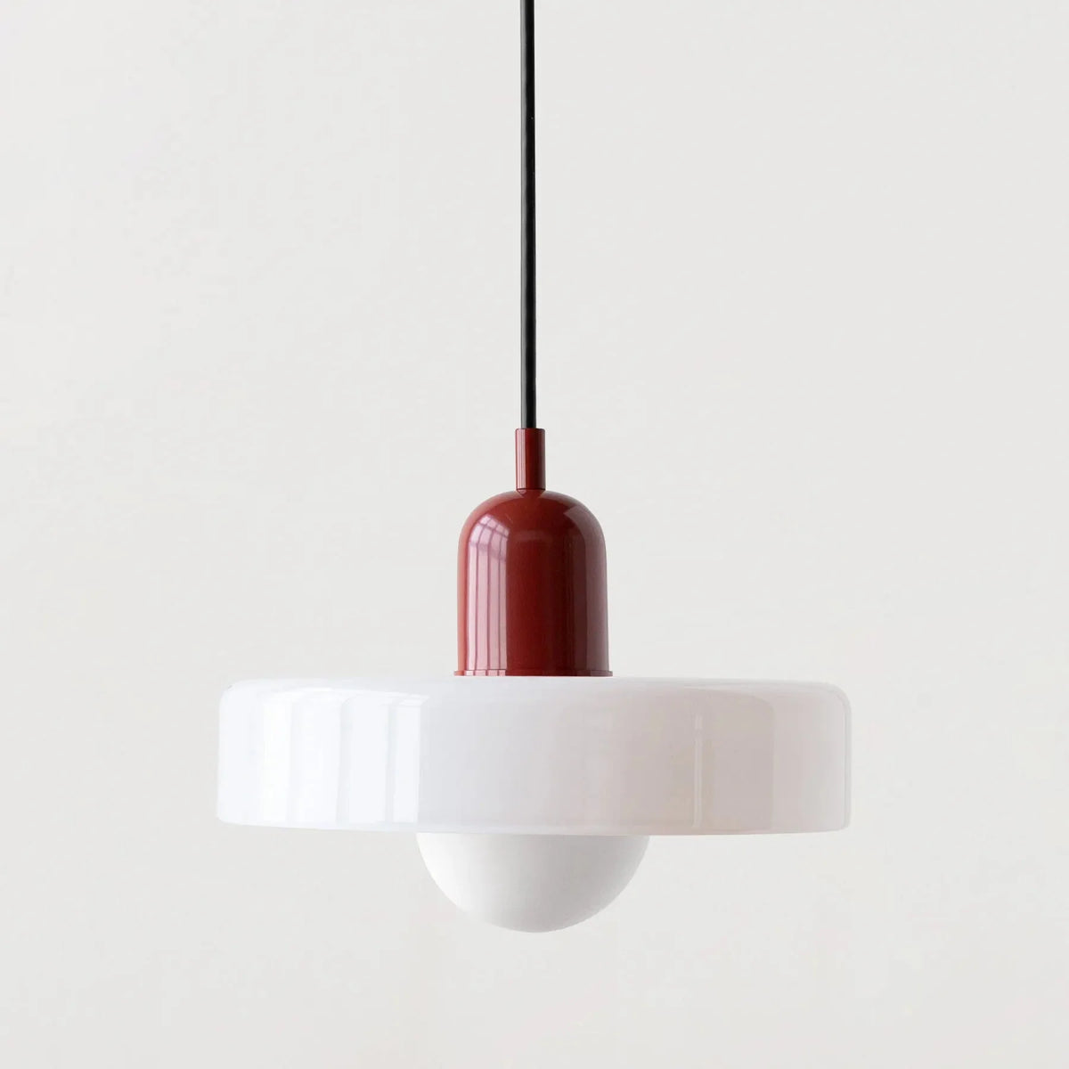 Retro Stained Glass Pendant Light, Colourful Glass Shade, 25 cm