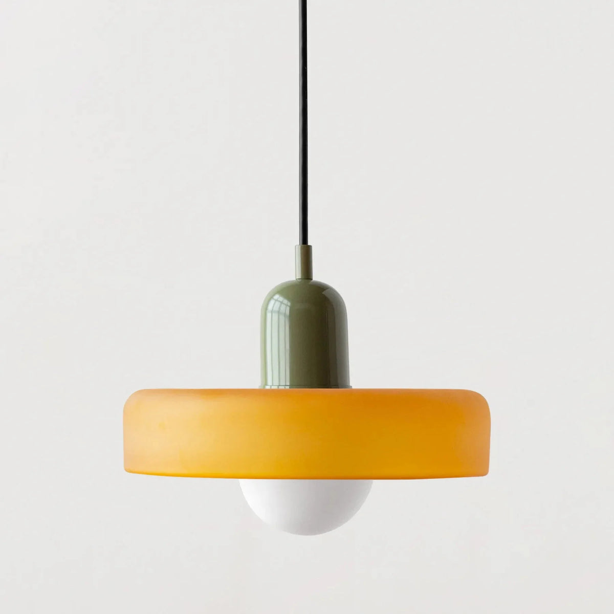 Retro Stained Glass Pendant Light, Colourful Glass Shade, 25 cm