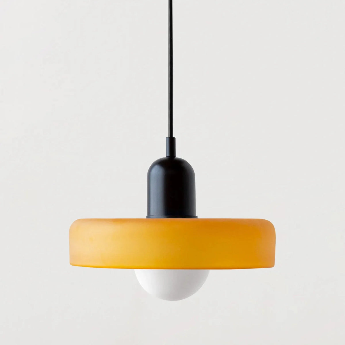 Retro Stained Glass Pendant Light, Colourful Glass Shade, 25 cm