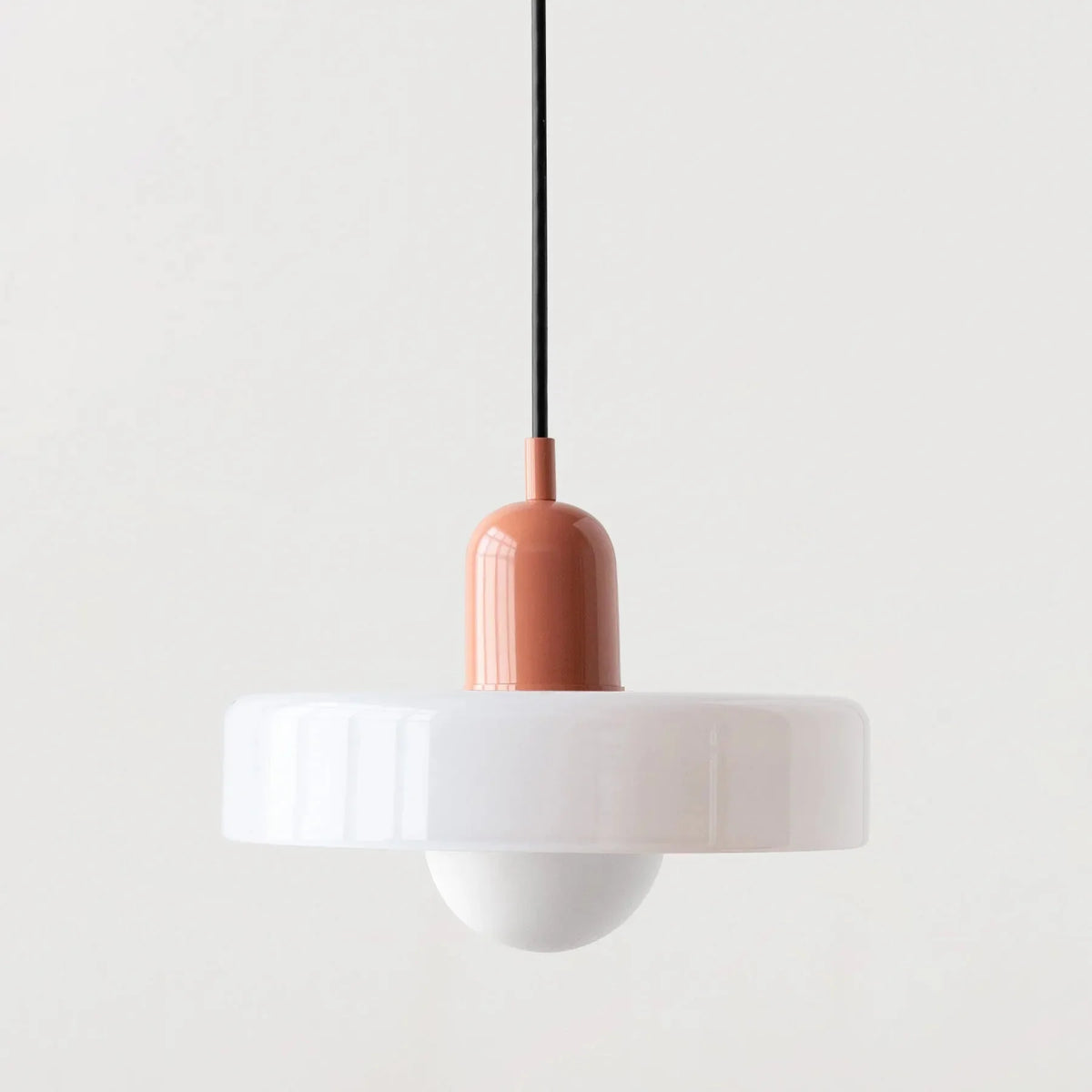 Retro Stained Glass Pendant Light, Colourful Glass Shade, 25 cm
